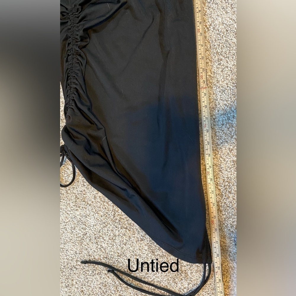 Active Usa Spaghetti Strap Adjustable Side Ruched… - image 5